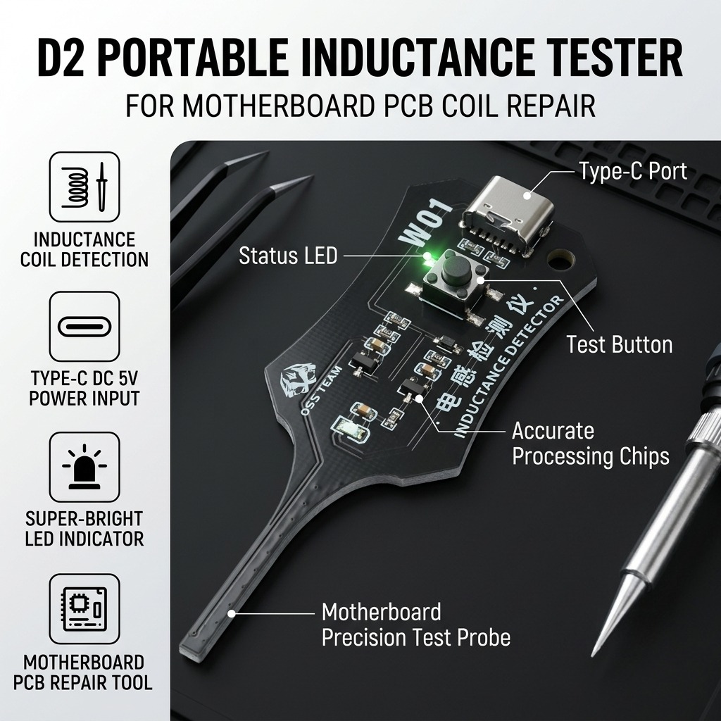 Co Detector Plug - Probador de Inductancia D2 Tipo C