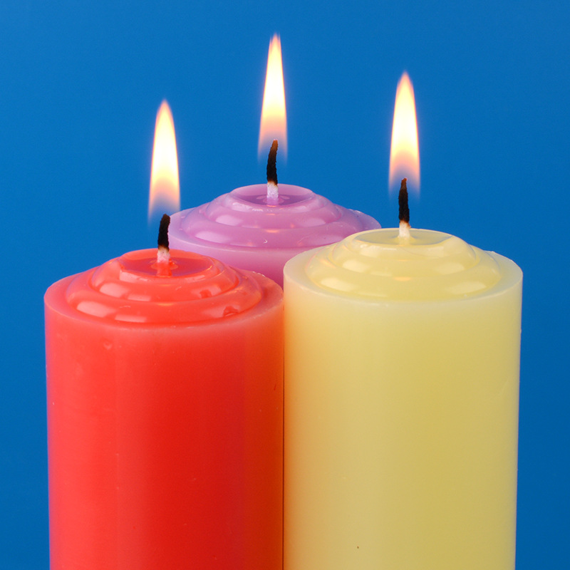 2 velas rojas de 4,2 x 13 cm,  - Power Outage Light reseña y precio
