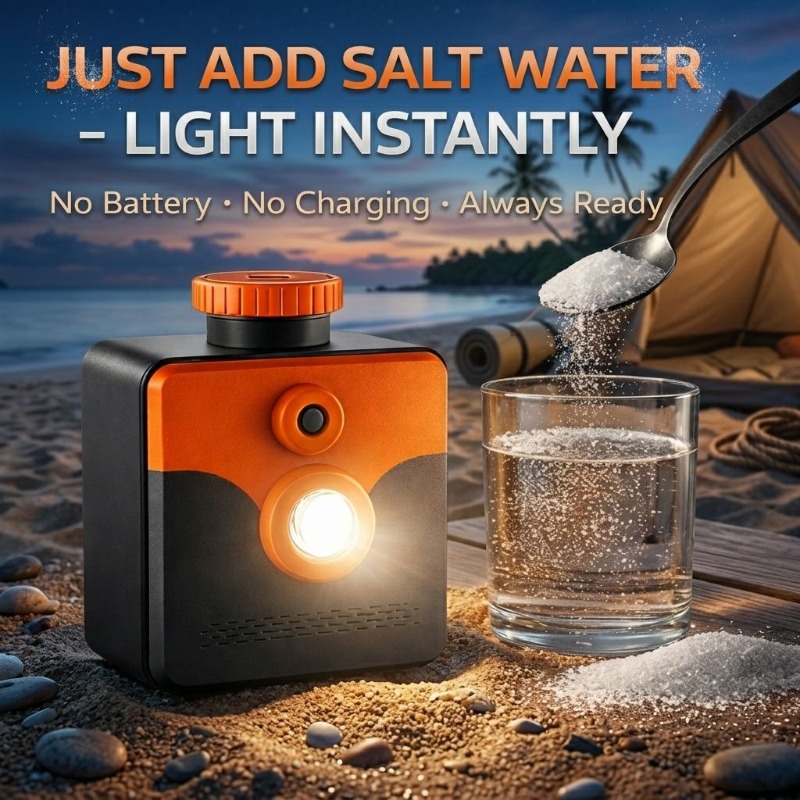 Lámpara de agua salada, linter - Power Outage Light reseña y precio